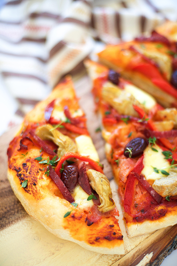 Antipasto Flatbread Pizza