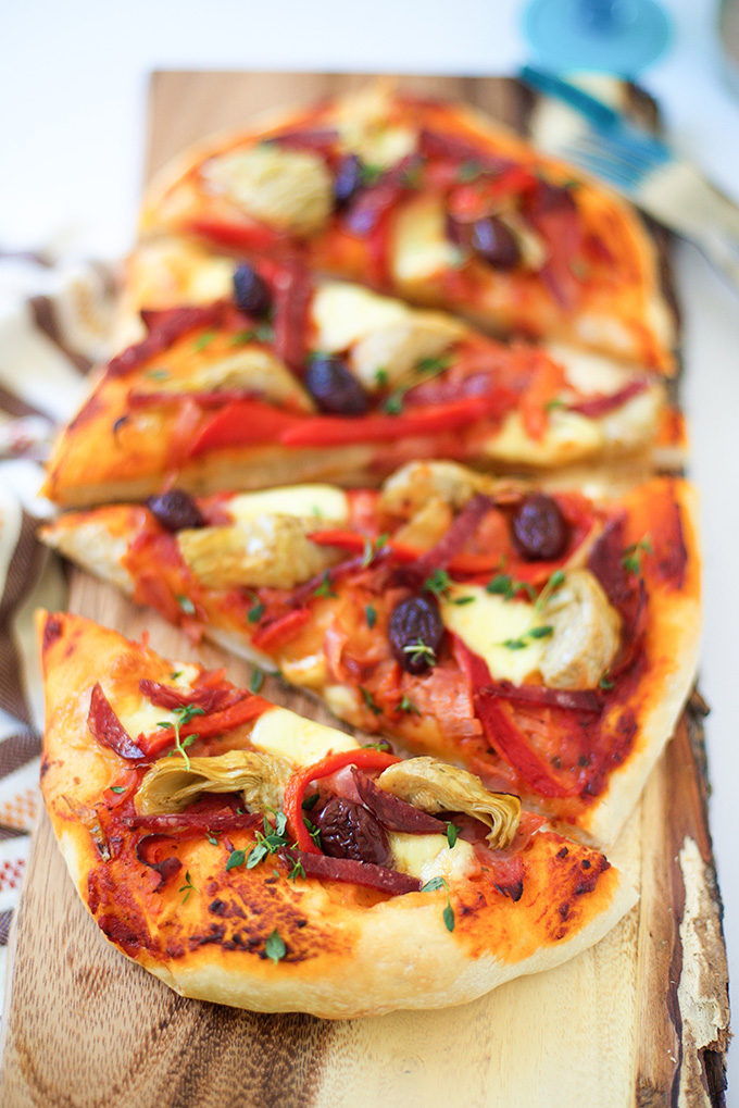 Antipasto Flatbread Pizza