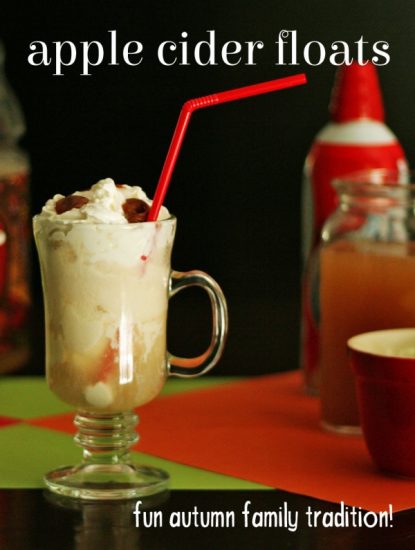 Apple Cider Floats