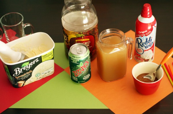 Apple cider float bar