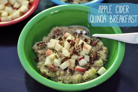 Apple Cider Quinoa Breakfast