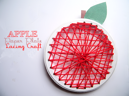 Paper Plate Lacing Craft