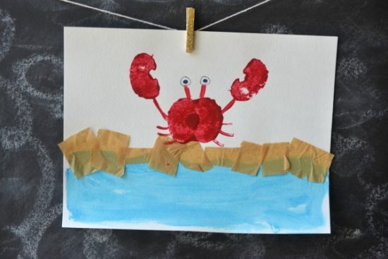 Apple Stamped Crab