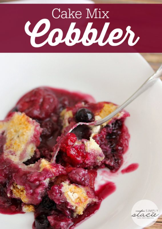 Cake Mix Cobbler