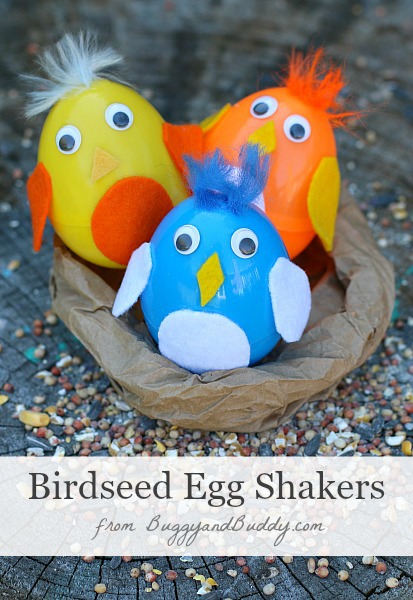 Baby Bird Plastic Egg Shakers