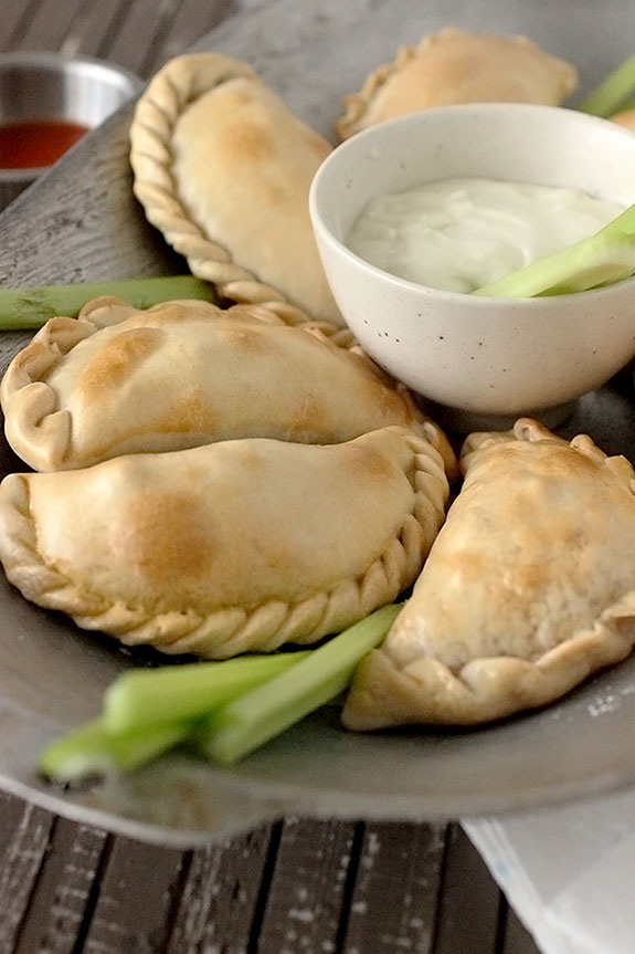 Easy Buffalo Chicken Empanadas 