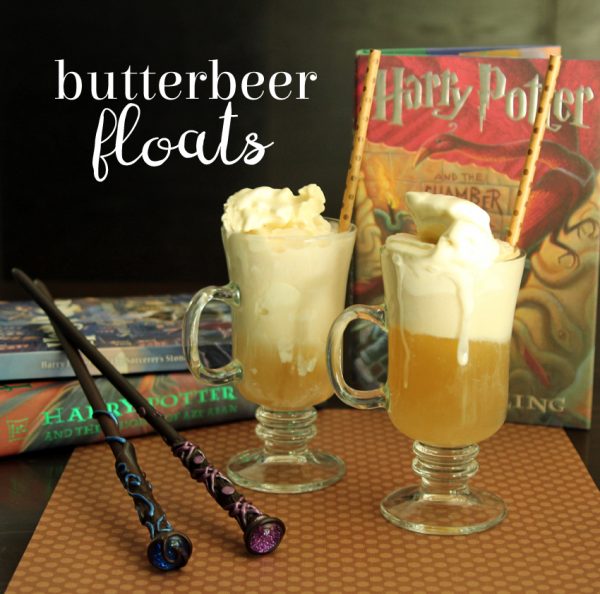 Harry Potter inspired Butterbeer floats