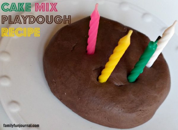 Cake Mix Playdough