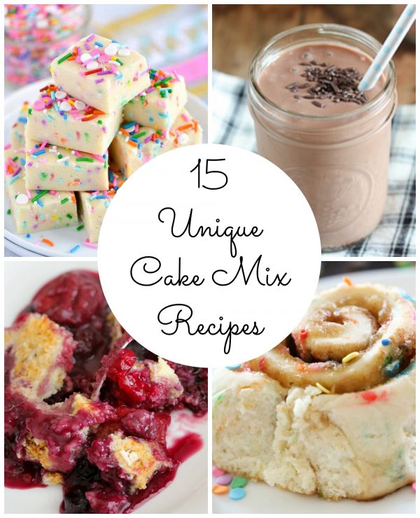 15 Unique Cake Mix Recipes