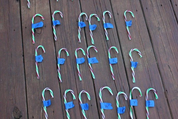 candy cane alphabet sort activity for preschoolers 