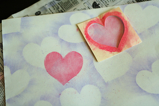 Chalk Pastel Hearts - Make and Takes