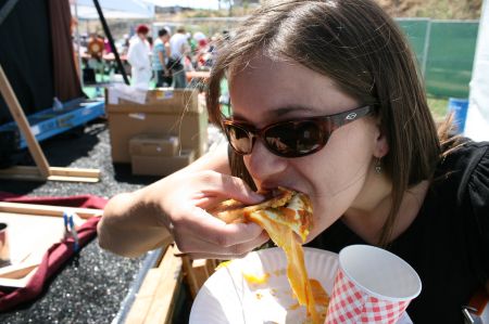 Me Eating Cheese