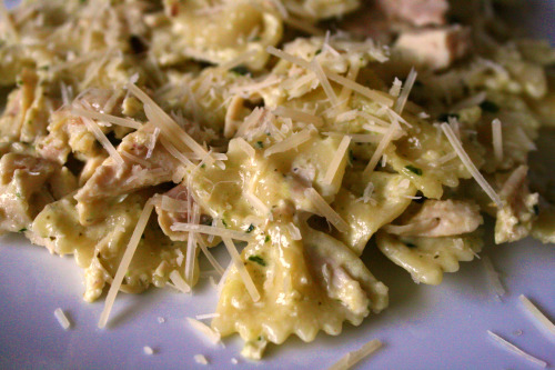 Chicken and Pesto and Pasta