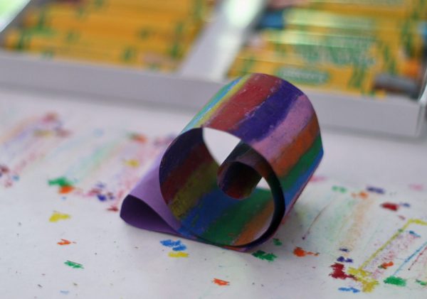Rainbow paper snail