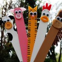 Popsicle Stick Farm Critters