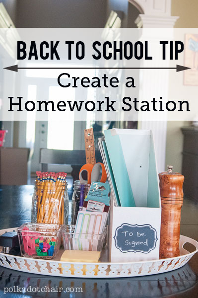 Create a Homework Station