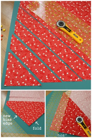 How To Cut Fabric On The Bias For Quilt Binding