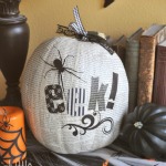 Decoupaged Pumpkins