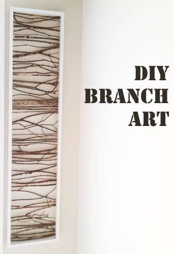DIY Branch Art