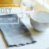 diy ombre napkin project