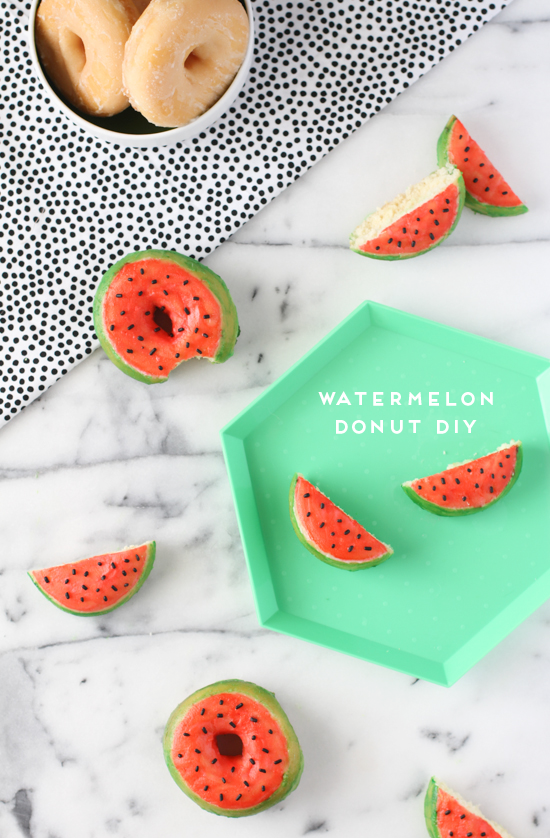 15 DIYs to Make for National Watermelon Day Donuts