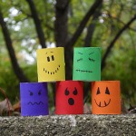 Cardboard Ghouls for Halloween