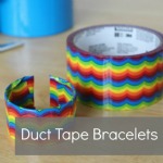 Duct Tape Cardboard Bracelets