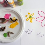Paper Tube Flower Stamps