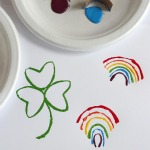 St. Patrick's Paper Tube Stamps