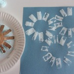 Paper Tube Snowflake Stamps