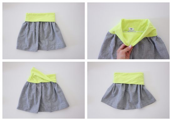 Basic Flexible Waist Skirt