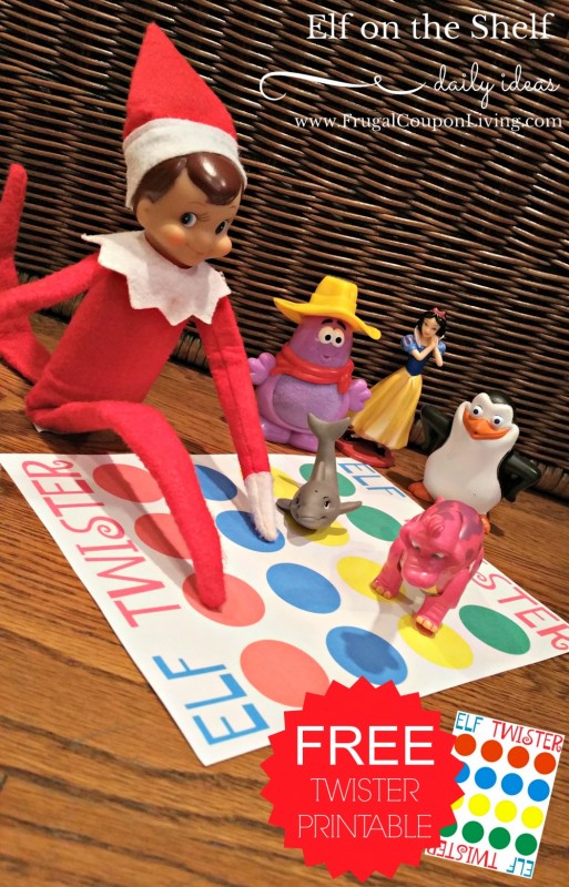 Elf Twister Printable