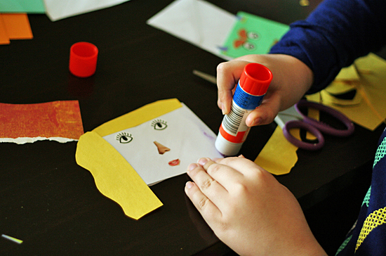 Envelope Hand Puppets Making