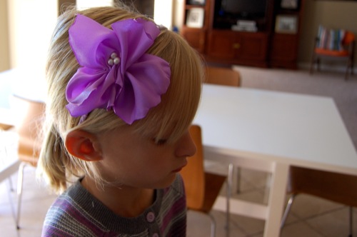 DIY Fabric Flower Headband