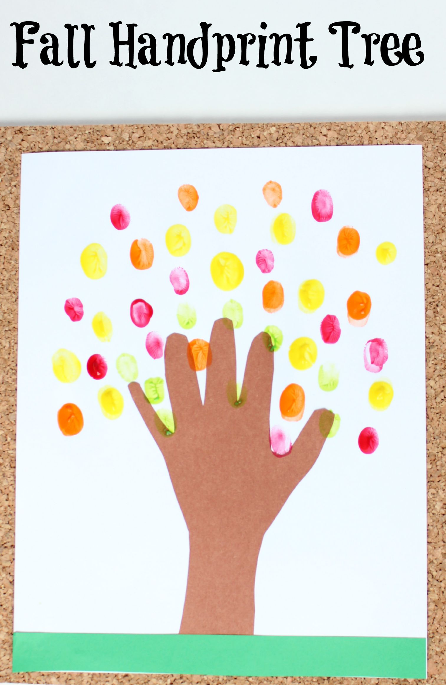 Fall Handprint Tree Craft Make And Takes