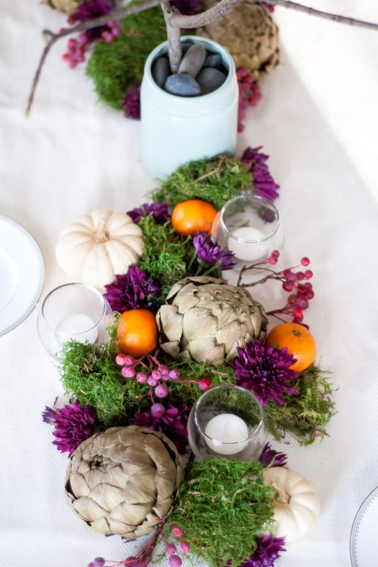 Colorful Thanksgiving Tablescape
