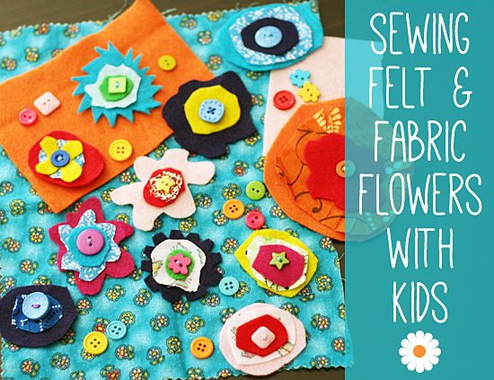 Felt Fabric Flowers