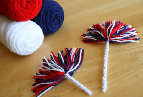 Crafty Firework Pom Poms