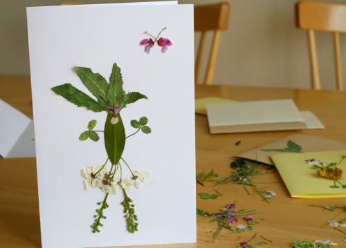 Handmade Flower Card