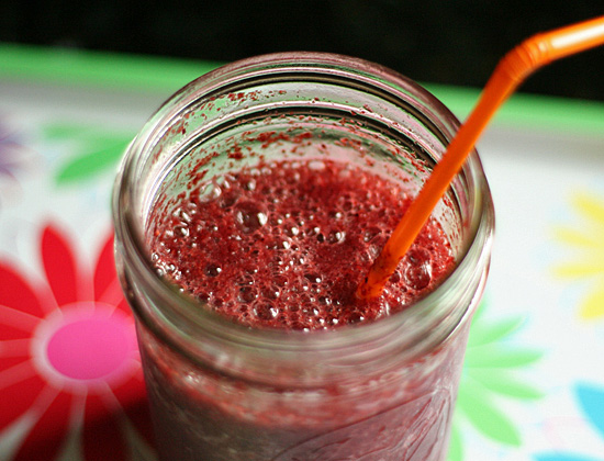 Simple fruit slushy