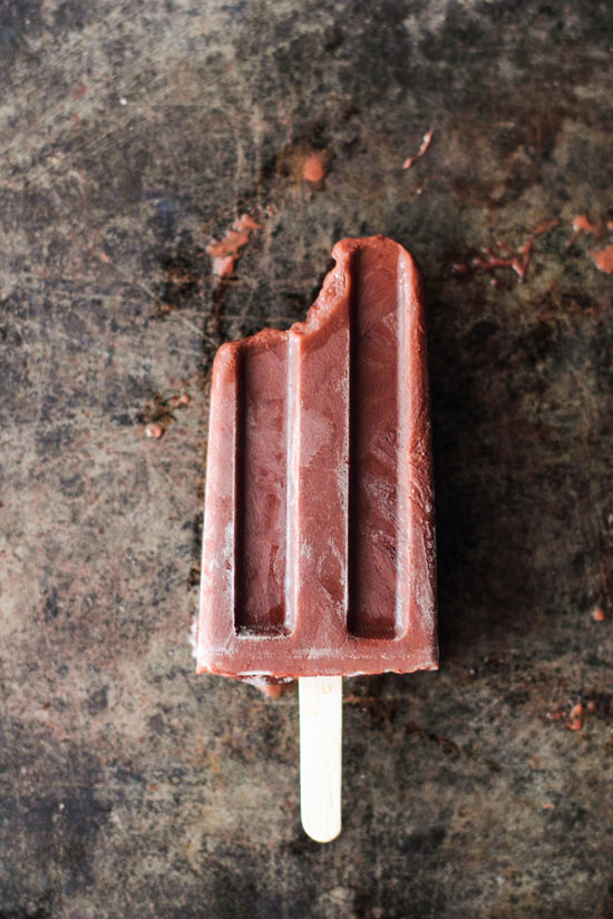 Homemade Fudgesicle for a Summer treat