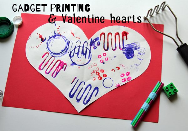 Printing on jumbo valentine hearts