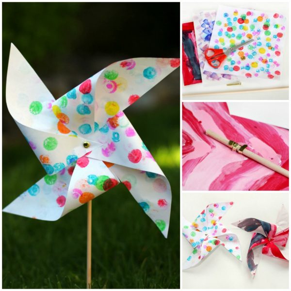 Garden Pinwheel Craft for Kids