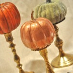 Gilded Pumpkin Centerpiece