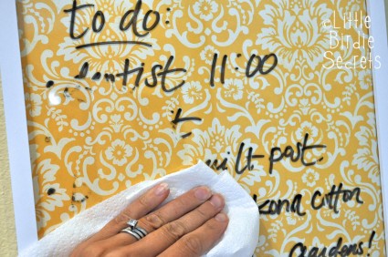 Wipe-Off To Do List Board