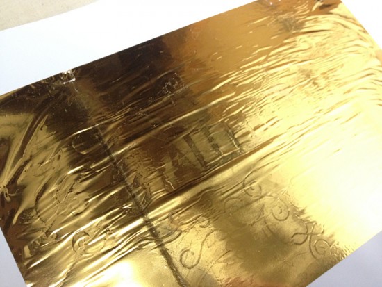 gold foil hallelujah 4