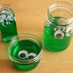 Googly-Eyed Green Blobs
