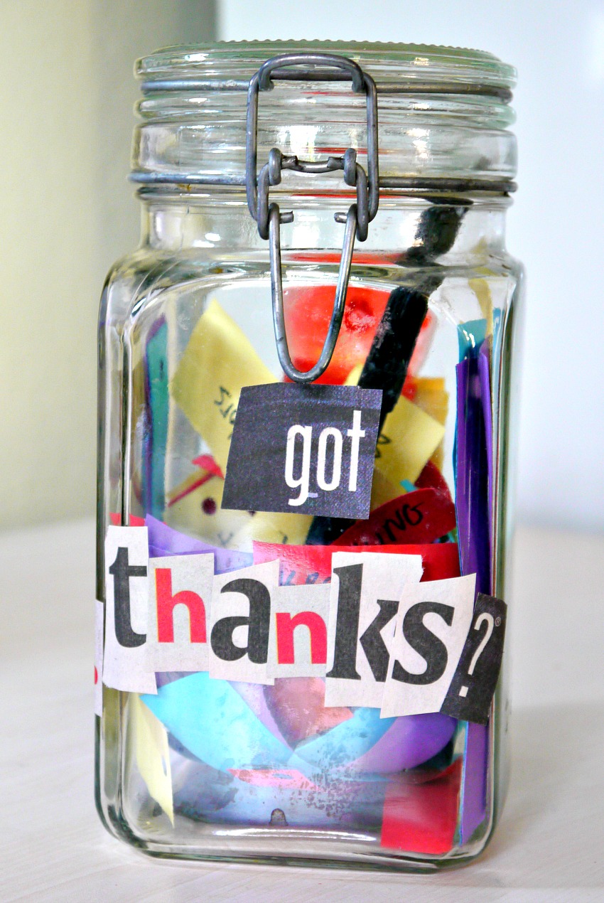 got thanks gratitude jar