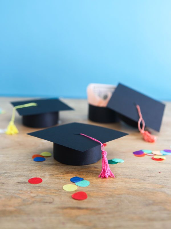 Graduation Cap Gift Boxes DIY