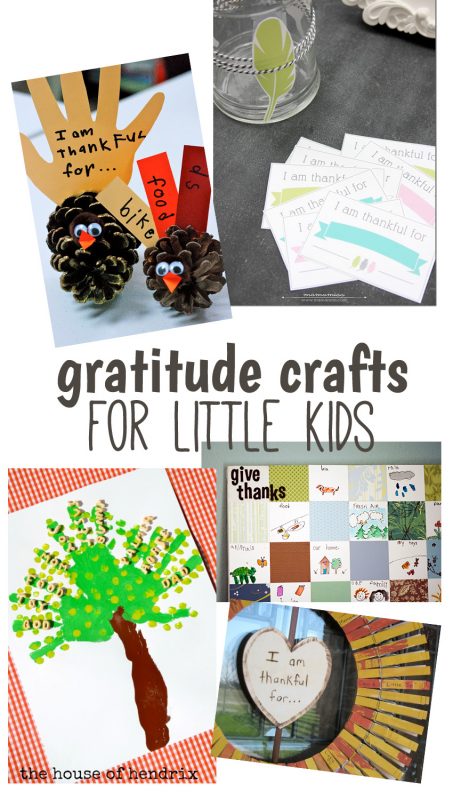 Gratitude crafts for little kids
